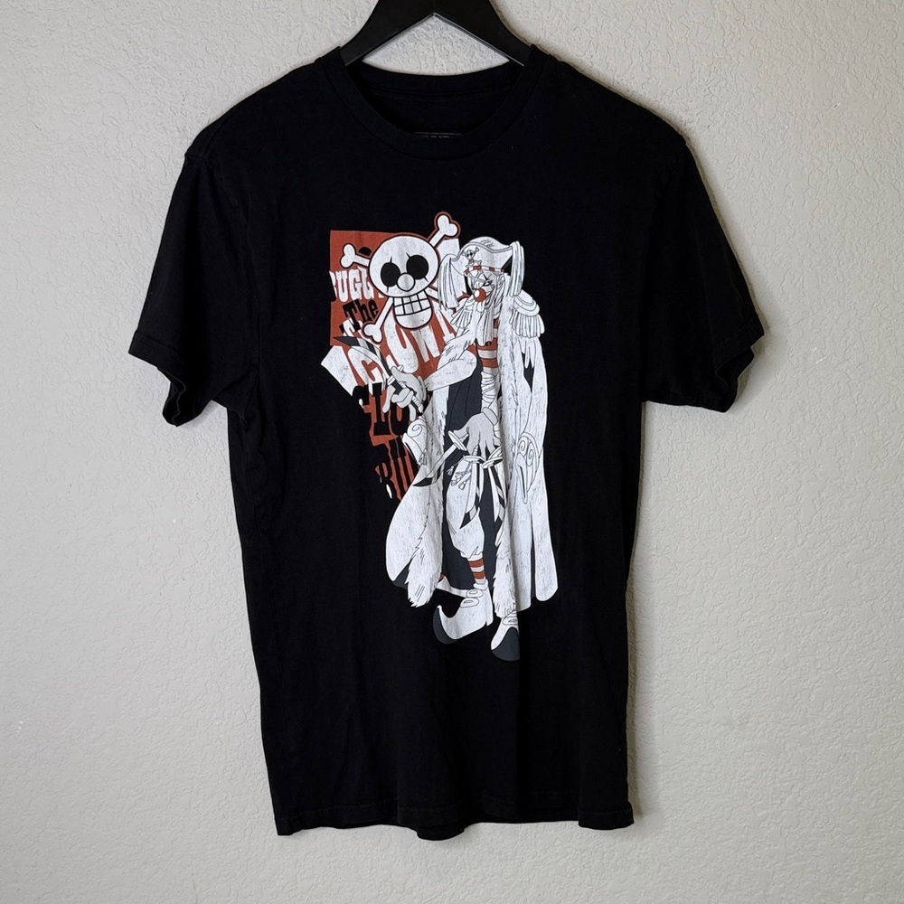 Bugg the Clown Black Graphic T-Shirt size M